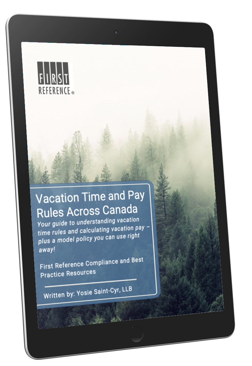 Vacation Time and Pay Rules Across Canada